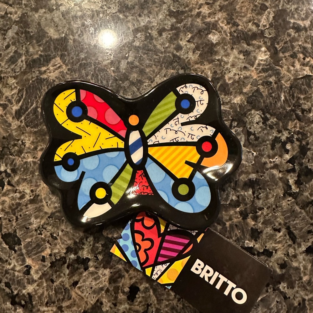 Britto Tea Bag Holder.  Brand new, never used.